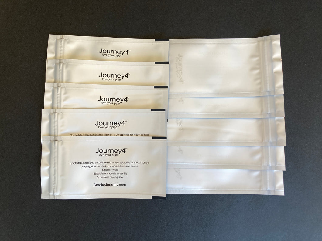 Journey4 Air Tight Pouches - Pack of Ten